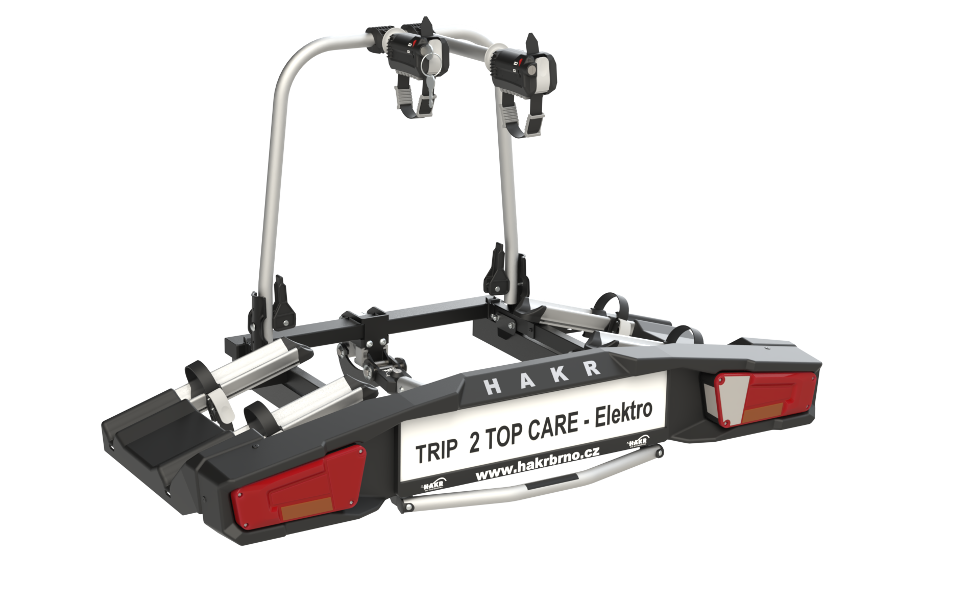 Nosič 2 kol na tažné hakr trip 2 top care elektro . Nosič kol