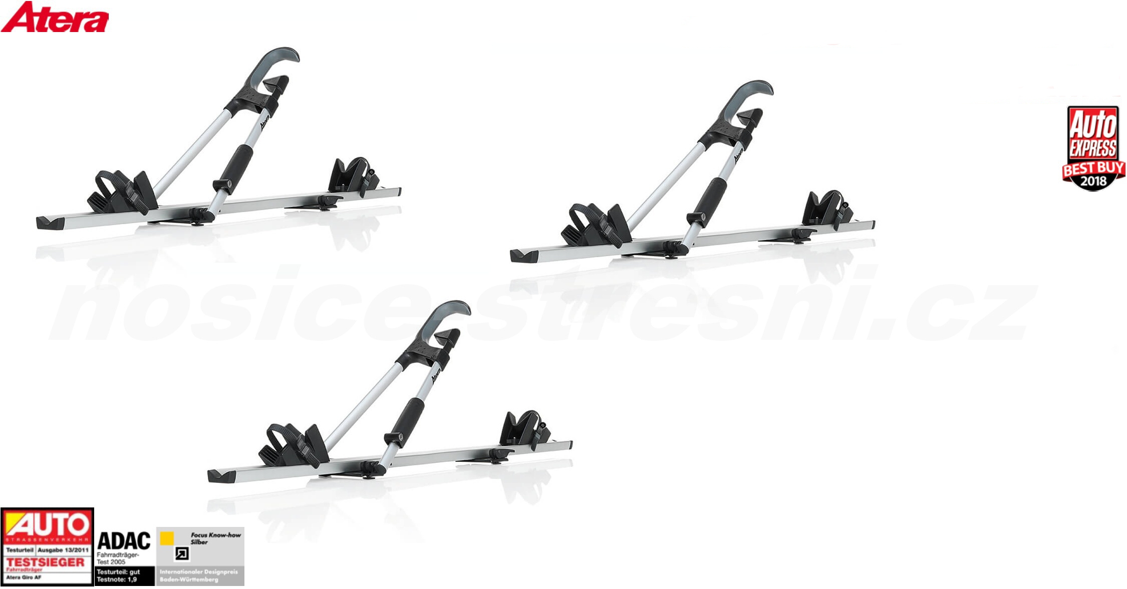 Atera giro af+ plus 3x , sada 3 ks sjednocení zámků zdarma! . Nosič kol