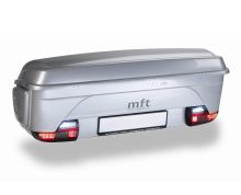 Box na tažné zařízení MFT BackBox stříbrný lesk + základna Backcarrier (2)