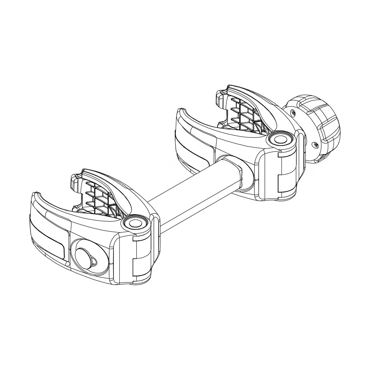 Oboustranné rameno 100 mm thule th50956