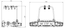 Nosič 3 kol na tažné HAKR TRIP 2+1 TOP Plus (11)