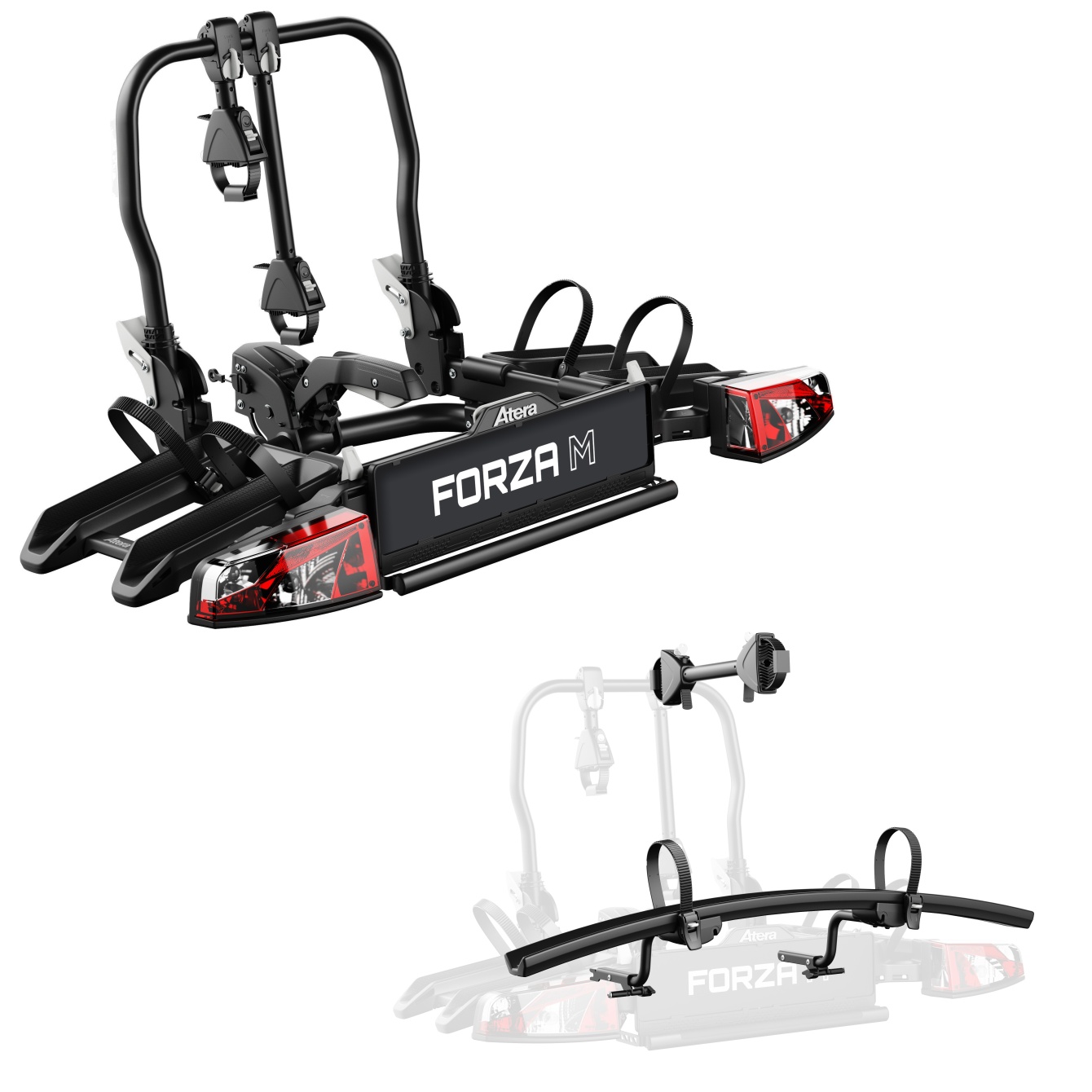 Nosič 3 kol na tažné atera forza m 2+1 skládací . Nosič kol