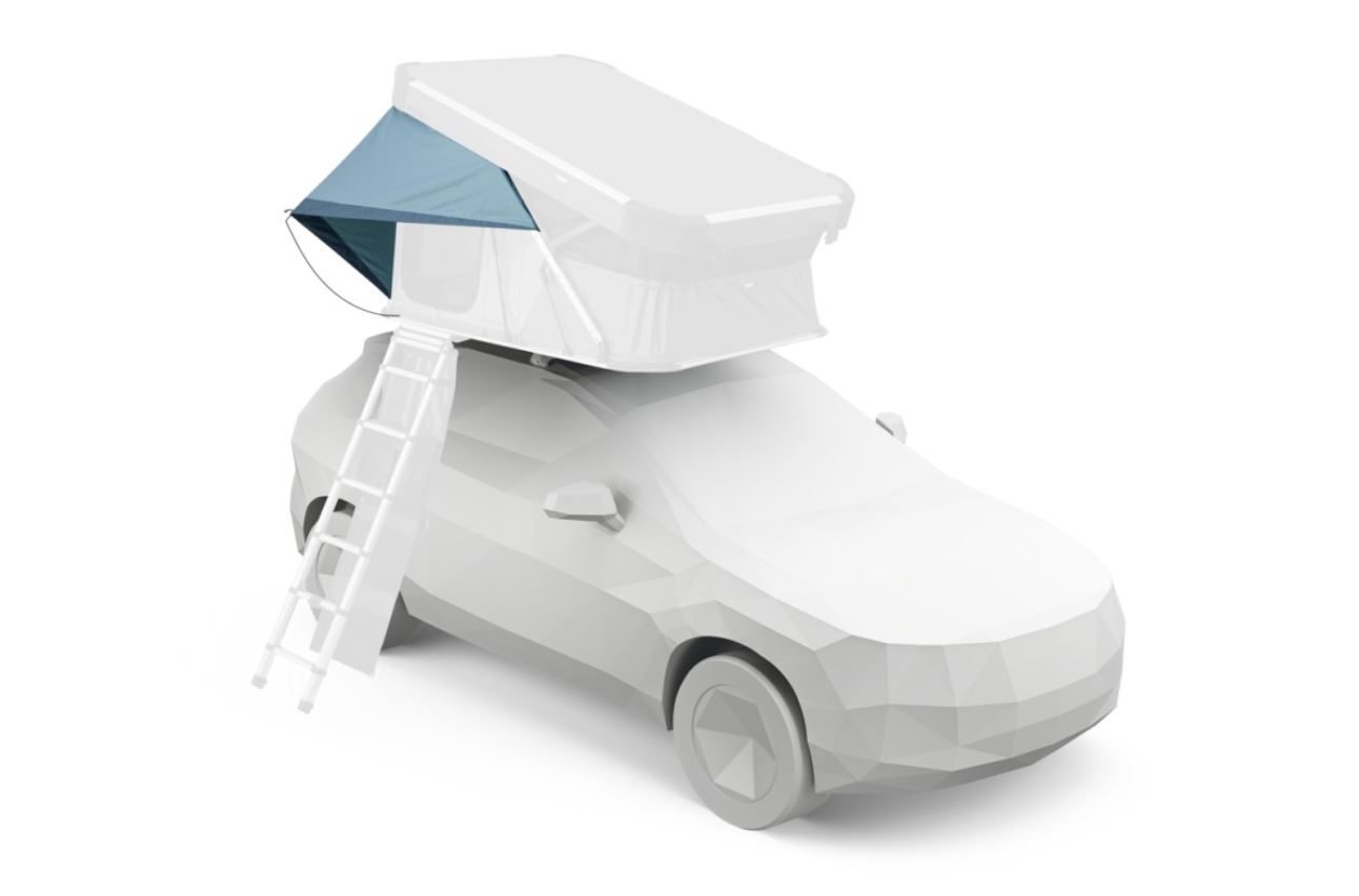 Thule widesky side door rainfly dark slate