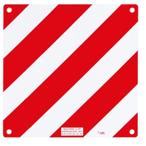 Signální reflexní Alu tabulka pro zadní nosiče kol