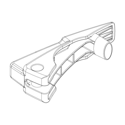 Thule non-locking front lever