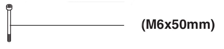 Šroub m6x50 atera 093598