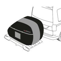 Plachta na 3-4 kola Nordrive - 190 x 50 x 130 cm (6)
