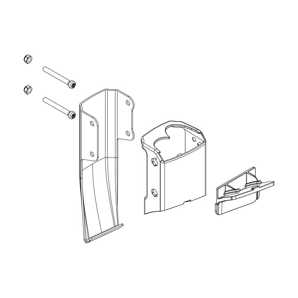 Thule upper foot complete right