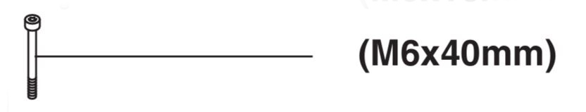 Šroub m6x40 atera 093577