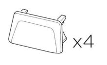 Thule Mounting Rail End Caps (4pcs)