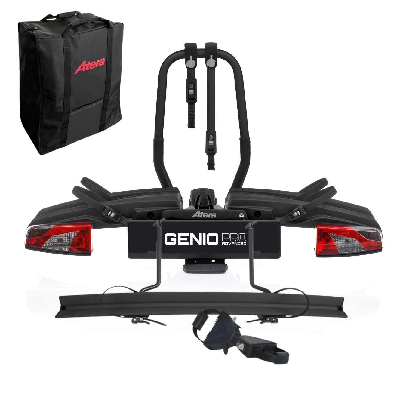 Nosič 3 kol na tažné atera genio pro advanced black 2+1 skládací + taška . Nosič kol