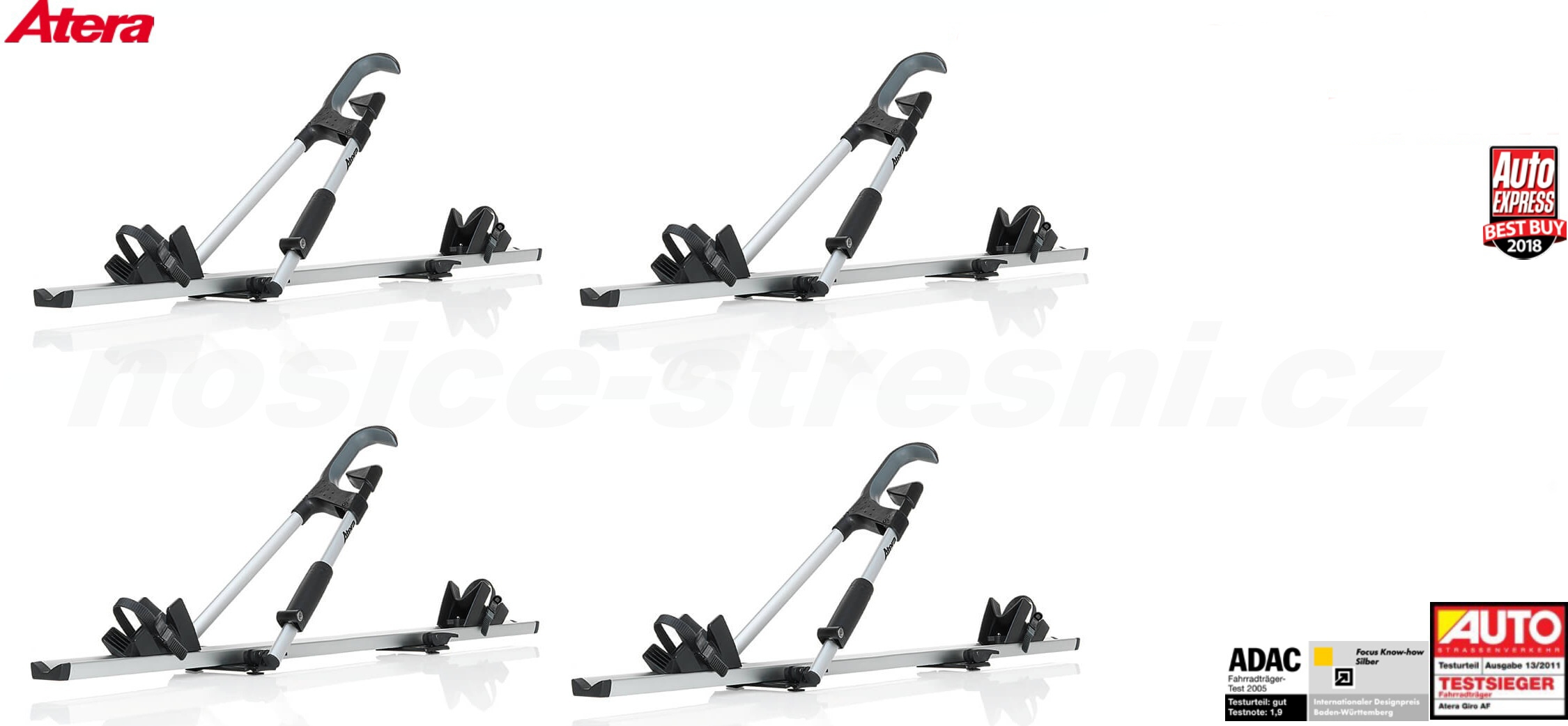 Atera giro af+ plus 4x , sada 4 ks sjednocení zámků zdarma! . Nosič kol