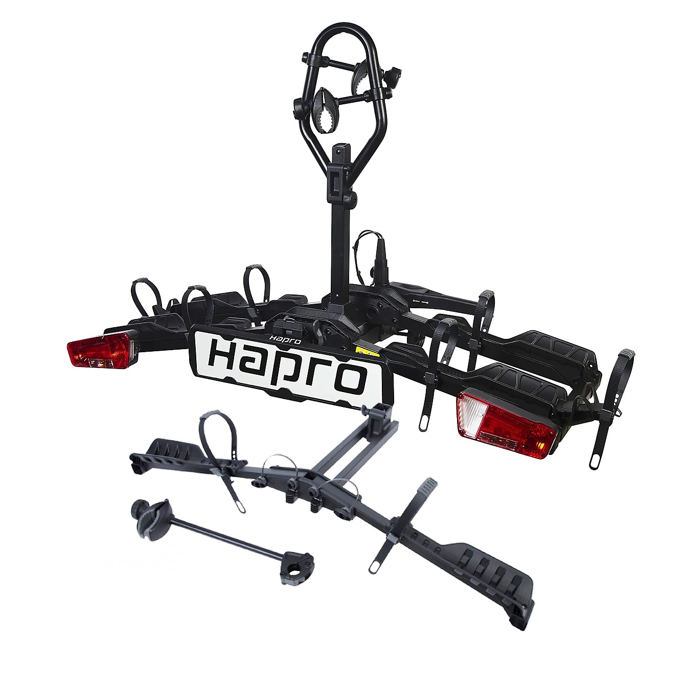 Nosič 3 kol na tažné hapro atlas premium xfold ii 2.0 2+1 skládací . Nosič kol