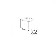 Thule ladder bumper x2 and fasteners