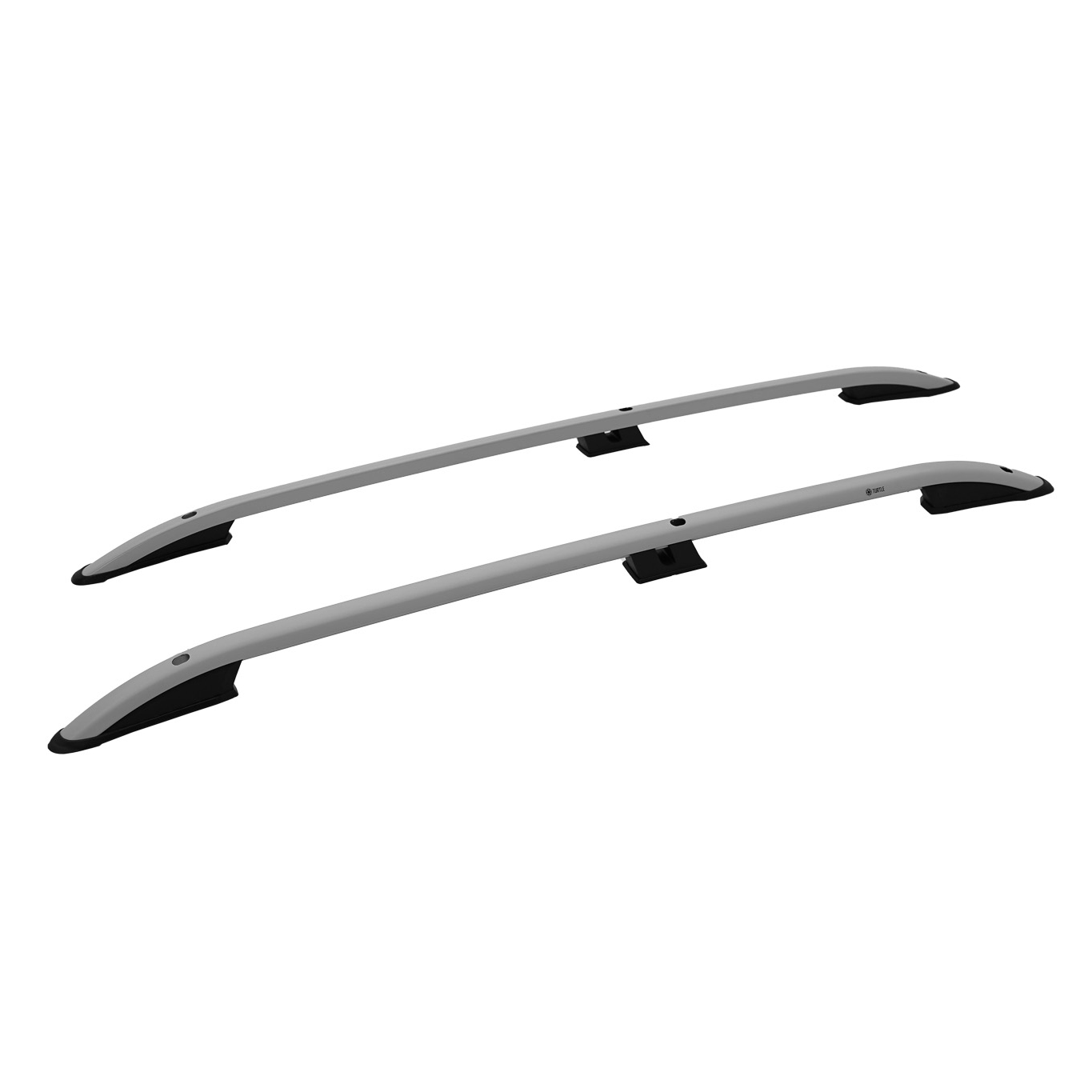 Podélníky turtle crown stříbrné volkswagen caddy van l1 swb 2016-2020