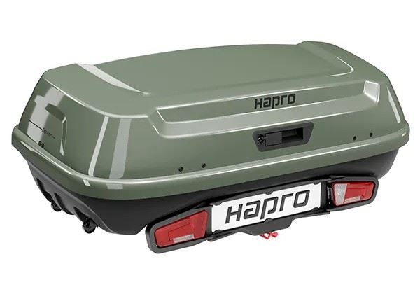 Zadní box Hapro Boxer L Sage Green Metallic